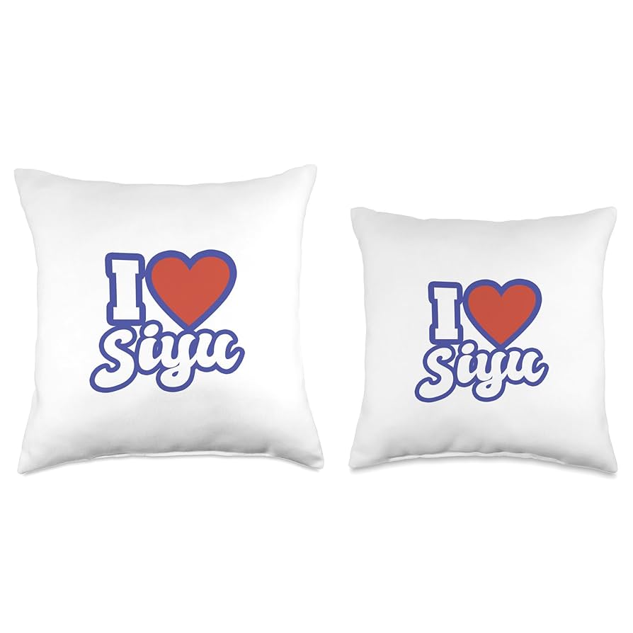 Amazon.com: I Love Siyu Throw Pillow : Home & Kitchen